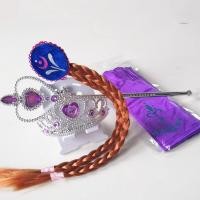 ราคา เครื่องประดับเด็กเจ้าหญิง มงกุฏ ชุดเจ้าหญิงสำหรับเด็ก 4ชิ้น มงกุฏ ผมเปีย ถุงมือ คฑา ชุดแฟนซีเด็ก FROZEN เจ้าหญิงเอลซ่า เจ้าหญิงแอนนา (2931240393)