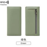 ราคา QuXis 2025กระเป๋าเงินผู้หญิงหนังแท้ใหม่บางเฉียบป้องกัน RFID ความจุมาก12ช่องและ3ช่องธนบัตรกระเป๋าใส่บัตรเครดิตช่องซิปกระเป๋าเงินสำหรับผู้ชาย Bifold ที่ด้านหลัง สีเขียว (24297969003)