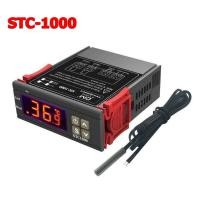 ราคา จัดส่ง24ชม STC 3028 ควบคุมความชื้นอุณหภูมิ เครื่องควบคุมอุณหภูมิและความชื้นแบบดิจิทัล ตัวควบคุมอุณหภูมิHygrostatใช้ไฟ AC110 220V 10A คู่จอแสดงผล LED เทอร์โมที่มีการสอบสวน ควบคุมความร้อน220Vของแท้ (242