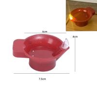 ราคา เทียน LED แบบลอยน้ำได้โคมไฟประดับรูปน้ำมันแบบ DIY จี้แสงสีชาไร้สาย LED ลอยน้ำได้ (23197375579)