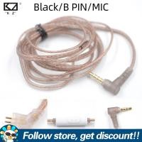 ราคา KZ สายหูฟัง OFC สายอัปเกรดแบนสายหูฟังปราศจากออกซิเจนสายเคเบิล2Pin หูฟังออดิโอที่ถอดออกได้สายหูฟังสวมศรีษะอัพเกรดสำหรับ KZ ZSN EDX DQ6S EDA ED12 ZS10 ZST PRO GK CCA TRN MT1 Pro Xuanwu MT3 TANGZU WAN ER