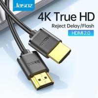 ราคา COD Jasoz สาย HDMI 4K Slim สาย 0 5m 3m HDMI ถึง HDMI 2 0 สำหรับ HDMI Splitter Extender PS4 PS5 Xbox Apple TV Projector (23263125339)