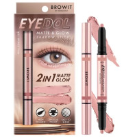 ราคา BrowIt Eyedol Matte Glow Shadow Stick 1g อายแชโดว์ เนื้อครีม 2in1 (23196566282)