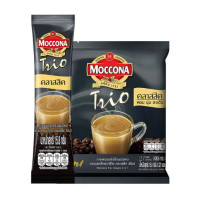 ราคา กาแฟ Coffee Moccona Trio Espresso Rich and Smooth Less Sugar Classic Gold ขนาด 27 ซอง 426 6 กรัม (23492287939)