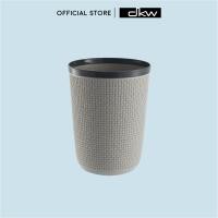 ราคา DKW HH 205 ถังขยะกลมลายสาน 9 ลิตร มี 3 สี ถังขยะอึด สวย ทน Saan trash bin 9L (4339626671)