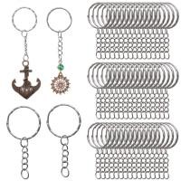 ราคา 300 100ชิ้นพวงกุญแจพร้อมห่วงคล้อง ชุดห่วงคล้องพวงกุญแจ อุปกรณ์ DIY สำหรับทำเครื่องประดับ อุปกรณ์ทำพวงกุญแจ (24082413252)