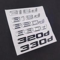 ราคา ABS Chrome Black Car Trunk Letters For BMW 320d 316d 318d 325d 330d 335d E46 E90 F30 E91 F31 GT Emblem Logo Sticker Accessories (22743329981)