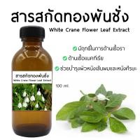 ราคา สารสกัดทองพันชั่ง White Crane Flower Leaf Extract 100 ml l สารสกัดสมุนไพรสำหรับใช้ในเครื่องสำอาง (21759901746)
