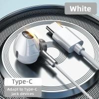 ราคา หูฟัง USB Type C ไฮไฟเบส สเตอริโอ ควบคุมระดับเสียง ไมโครโฟน หูฟังแบบมีสาย 3 5 มม สำหรับ Galaxy S24 S23 S22 S21 Ultra iPhone 15 Pro Max (24170324929)