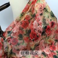 ราคา ผ้าชุดผ้าชีฟองเนื้อนุ่มลายดอกกุหลาบผ้าชีฟองพิมพ์ลายสำหรับ ชุดเดรสหน้าร้อน1เมตร (24117285586)