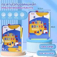 ราคา ไวท์บอร์ด 2in1ติดแม่เหล็กได้ ไวท์บอร์ด 2 ด้าน แบบติดผนัง ไร้ฝุ่น การเขียนที่ราบรื่น ปากกา กระดานเขียนลบได้ กระดานวาดภาพ (24386560185)