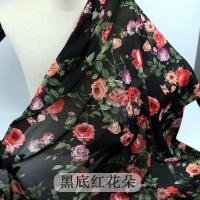 ราคา ผ้าชุดผ้าชีฟองเนื้อนุ่มลายดอกกุหลาบผ้าชีฟองพิมพ์ลายสำหรับ ชุดเดรสหน้าร้อน1เมตร (24117285585)