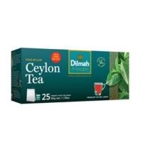 ราคา Dilmah Premium 100 Pure Ceylon Tea ดิลมา พรีเมี่ยม ชาศรีลังกา 2กรัม x 25ซอง (182388531)