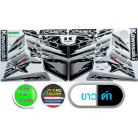 ราคา สติ๊กเกอร์มอไชค์ KSR ปี 2012 สติ๊กเกอร์มอไชค์ Kawasaki KSR ปี 2012 สีสวย สีสด สีไม่เพี้ยน (7189032603)