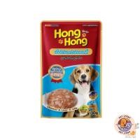 ราคา Hong Hong โฮ่ง โฮ่ง อาหารเปียกสุนัข 12 ซอง อาหารสุนัขแบบเปียก 130g (21250155387)