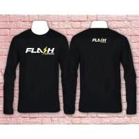 ราคา L008 เสื้อยืดคอกลมแขนยาว เสื้อแขนยาวสกรีน Flash Express สกรีนหน้า หลัง ราคาถูก ผ้ากีฬา ไมโครโพลีเอสเตอร์ หน้า 145แกรม นุ่มลื่นสวมใส่สบาย ระบายความร้อนได้ดี (22097458396)