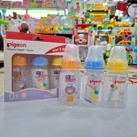 ราคา Pigeon พีเจ้นขวดนม RPP 4และ 8 ออนซ์ แพค 3 ขวด มาพร้อมกับจุกนมเสมือนนมมารดารุ่นมินิ (23919865652)