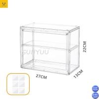 ราคา labubu ตู้โชว์พลาสติกใส ชั้นโชว์โมเดล ตู้โชว์ตุ๊กตา ตู้โชว์โมเดลDIY ตุ๊กตาของสะสม กันฝุ่น กันน้ำ วางฟิกเกอร์ได้เยอะ (23937986083)