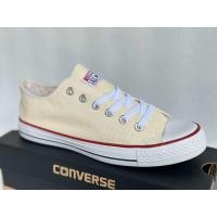 ราคา Converse All Star ข้อสั้น สีเหลือง สีครีม สีขาว (22665981790)