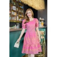 ราคา ชุดผ้าฝ้ายชุดเดรสใส่ทำงานผ้าฝ้ายพิมพ์ลายผ้าฝ้ายเชียงใหม่สวยๆ (21469646169)