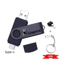 ราคา Kingston flash drive 3 in 1 OTG USB Type C Micro flash drive 2TB 1TB 512GB Pendrive High speed Pen Drive for Phone Tablet PC (24611896735)