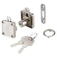 ราคา HAFELEกุญแจล็อกเฟอร์นิเจอร์บานเลื่อนแบบกด HAFELE 482 01 127 symo (22827703092)