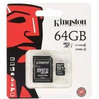 ราคา Kingston เมมโมรี่การ์ด 32 64 128GB SDHC SDXC Class 10 UHS I Micro SD Card with Adapter (20557466641)