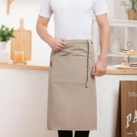 ราคา ผ้ากันเปื้อนครึ่งตัว ผ้ากันเปื้อนสีพื้น กันน้ำ ทนน้ำมัน ผ้ากันเปื้อนเชฟแบบหนา สำหรับทำอาหาร ร้านอาหาร ครัว คาเฟ่ (23972535395)