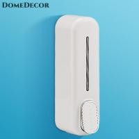 ราคา DomeDecor ที่ใส่สบู่แบบติดผนังขนาด300มล ที่ใส่สบู่แชมพูด้วยมือที่ใส่โลชั่นที่ใส่สบู่เหลวล้างมือสำหรับห้องน้ำ (24072874889)