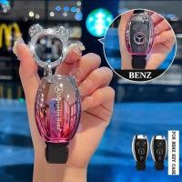 ราคา ที่ใส่กุญแจรถ Benz เคสกุญแจ BENZ GLC CLA250 W204 เคสกุญแรถยนต์ benz CLA E S GLC พวงกุญแจ benz (22580442750)