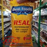 ราคา KCC มีราคา ยกลัง เรียล มายองเนส Real Mayonnaise ของ Best Foods เบสท์ฟู้ดส์ เรียลมายองเนส 1000 กรัม สั่งครบ 9 ถุง ราคาลัง (4295306642)