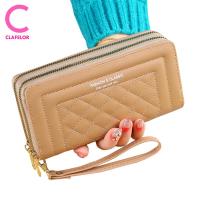ราคา CLAFELOR กระเป๋าสตางค์แฟชั่น กระเป๋าแฟชั่นเกาหลี หนังพียู รุ่น JJ 810 พร้อมส่งจากไทย (7216112601)