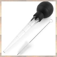 ราคา Turkey Baster Silicone Suction Bulb with Cleaning Brush for Flavor Meat Poultry Beef Baking Injecting Marinade BBQ Tools (24097298117)