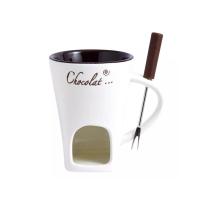 ราคา 200ml Chocolate Fondue Mug Melting Cups Hot Pot Ceramic Melted Cups Butter Warmer Heating Tea Light Melt Pot For Candy Chocolate (24198742169)