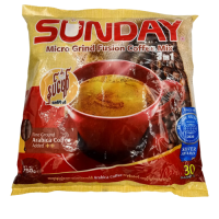 ราคา กาแฟพม่าซันเดย์ อาราบิก้า Sunday Micro Grind Fusion Coffee Mix 3in1 ARABICA เพิ่มความหอมพิเศษอาราบิก้า สินค้าพร้อมส่ง รับประกันไม่หมดอายุ (12809420128)