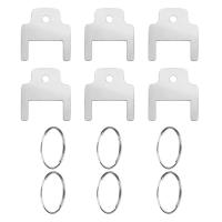 ราคา 6pcs 770301 Paper Towel Dispenser KeysToilet Paper Dispenser with 6 Key Rings Paper Towel Holder Key Tissue Box Key (24607157346)