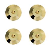 ราคา 4 Pcs Speaker Pure Copper Spikes Pads HiFi Speaker Box Isolation Floor Stand Feet Cone Base Shoes Pad (15800165759)