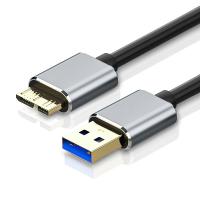 ราคา ชุบทอง USB 3 0 ถึง Micro B สายเคเบิลฮาร์ดดิสก์ 5Gbps ข้อมูล Fast Charger สําหรับ Samsung Toshiba WD Seagate HDD SSD (24257770676)
