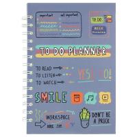 ราคา Undated Weekly Planner เป้าหมายรายสัปดาห์ Notebook A5 To Do List Planner Habit Tracker Journal พร้อม Spiral Binding (23681417036)