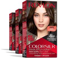 ราคา Revlon Colorsilk Beautiful Color เรฟลอน คัลเลอร์ซิลค์ บิวตี้ฟูล แฮร์คัลเลอร์ น้ำยาย้อมผม สูตรอ่อนโยนปราศจากแอมโมเนีย (19530943687)