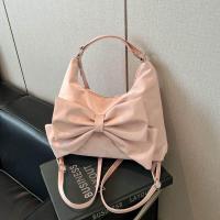 ราคา กระเป๋าสะพายข้างผู้หญิงสีชมพูความจุขนาดใหญ่ กระเป๋าใส่ของใช้หลายอย่างสำหรับนักเรียน กระเป๋าสะพายข้างแบบลำลองสำหรับเดินทาง (24478000724)