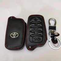 ราคา เคสรีโมท ซองหนังรีโมท รถยนต์ Toyota Fortuner Camry รุ่น Smart Key 4 ปุ่ม เคสกุญแจ (11567304864)