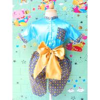 ราคา ชุดไทย โจงกระเบน เด็กผู้ชาย พร้อมผ้าผูกเอว (20277597158)