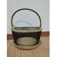 ราคา โครงตระกร้าหวาย ทรงกลม ไซต์ M สีม่วง (19237343134)