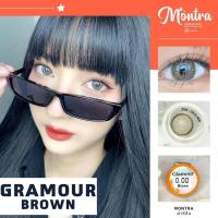 ราคา คอนแทคเลนส์ Glamour Brown Gray Montra ขนาดบิ๊กอาย (19015840904)