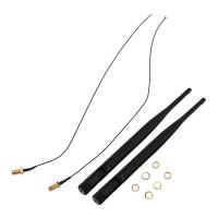 ราคา 2 x 6dBi 2 4GHz 5GHz Dual Band WiFi RP SMA Antenna 2 x 35cm U fl IPEX Cable (20132070466)