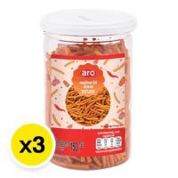 ราคา แพ็ค 3กระปุก เอโร่ aro ขนมปัง ขาไก่ ปรุงรส 150 กรัม x 3 กระปุก ขนมปี๊บ (24504868189)