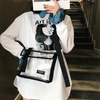 ราคา GUCSELECTED B1790 กระเป๋าสะพายข้างพลาสติกใสกันน้ำ FASHION (14568300998)