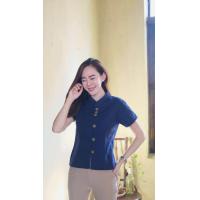 ราคา เสื้อผ้าฝ้ายเสื้อพื้นเมืองกระดุมเหรียญ (20491546654)