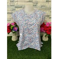 ราคา เสื้อกระดุมผ่าหน้า เสื้อคนแก่ เสื้อคอกระเช้ากระดุมผ่าหน้า เสื้อคอกลมแขนล้ำ รุ่น320 (24534696919)